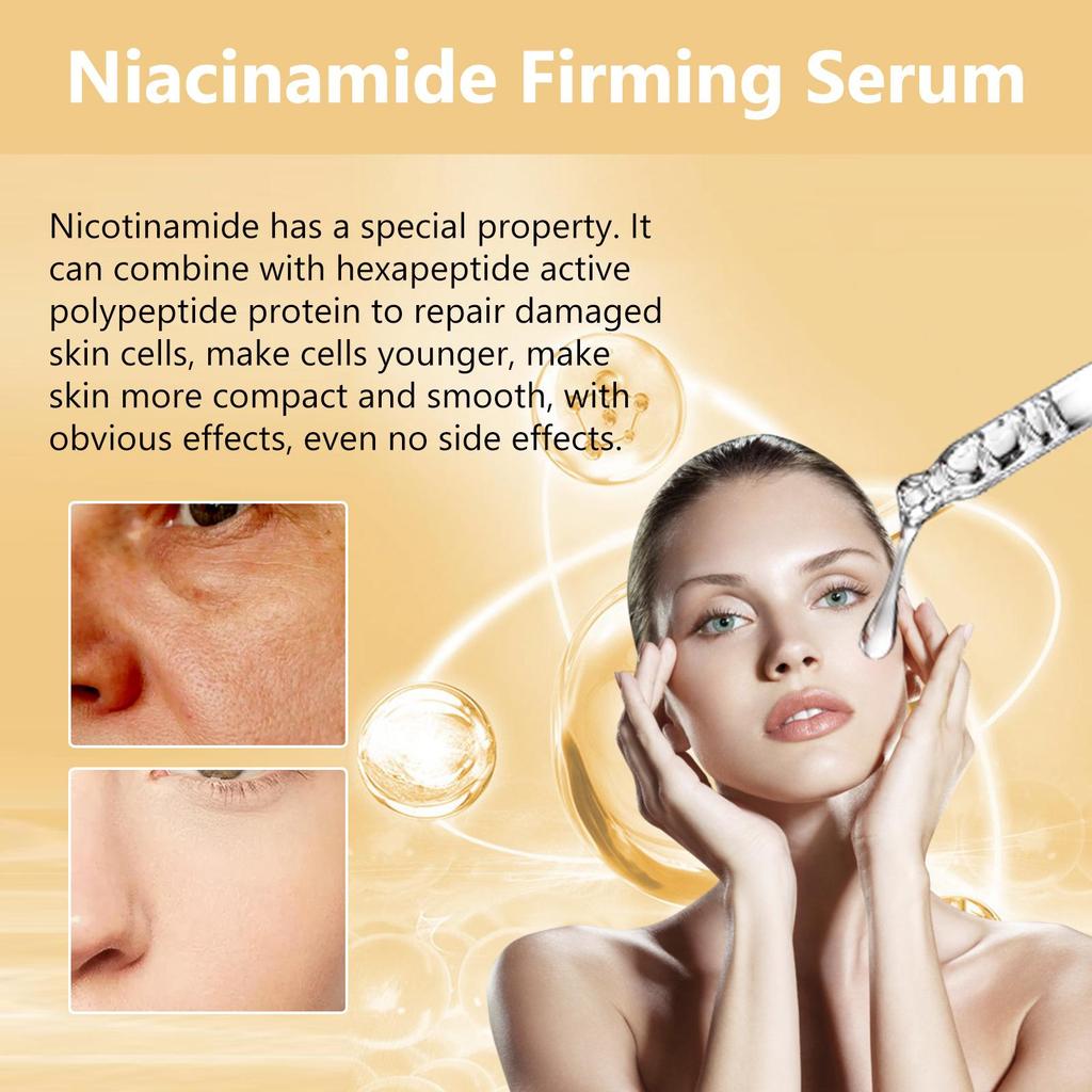 Face Serum Moisturizing Shrink Pore Brightening Firming Facial Skin Care Essence Deep Moisturizing Niacinamide XYZ