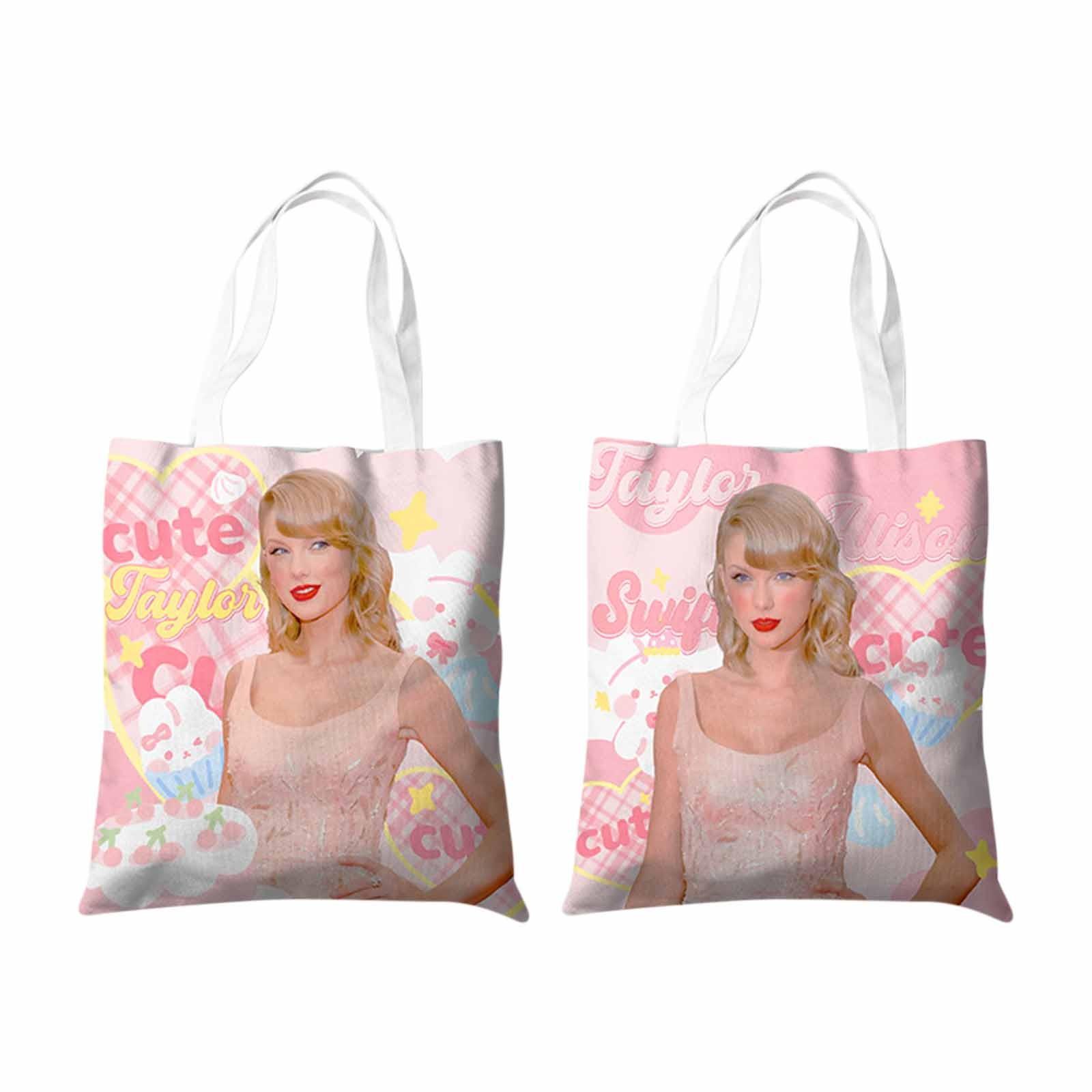 

Portable And Washable Linen Plant Pattern Receipt Bag Reusable Shopping Bag