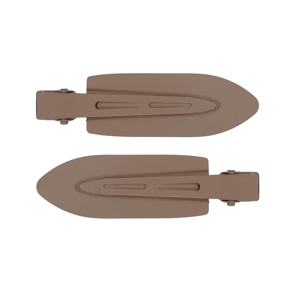 2Pcs/Lot Solid Color Seamless Matte Hair Clip for Women Girls Hairpins Ins Fashion Wash Face Makeup Headwear Hair Accessories