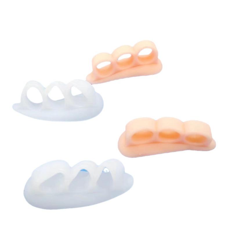 1Pair Silicone Gel Hammer Toe Straightener Corrector for Curled Toes Feet Foot Care Adjuster Tool