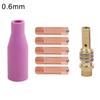 7PCS Welding Tips, For 15AK For MIG Welding Torch Accessories Kit 0.6-1.2mm Tips Welding Equipment Accessories