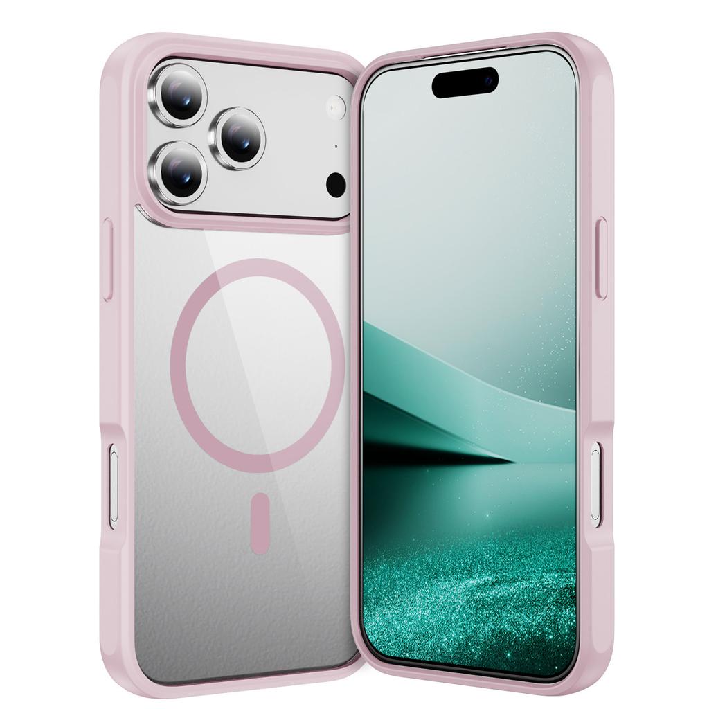 New Phone Case for Apple 17pro Transparent Case PC Anti Yellow and Anti Drop Hard Case for IPhone Phone Case Ins Style