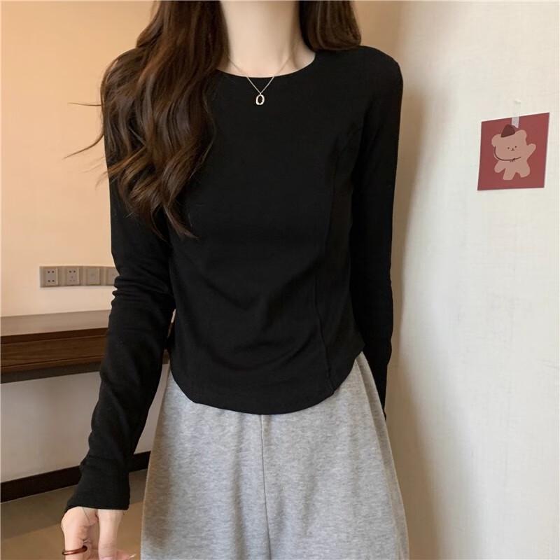La Chapelle Women's Slim-Fit Long-Sleeve T-Shirt