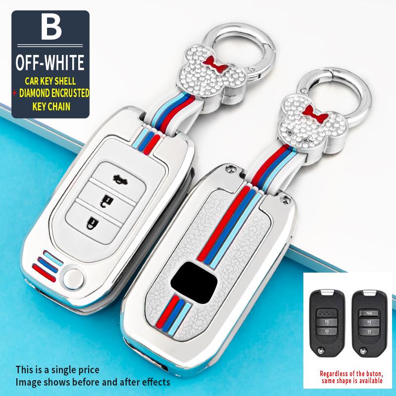 Honda Car Key Cover for CRV, Lingpai, Binzhi, XRV, Fit, Civic, Accord, Spirior