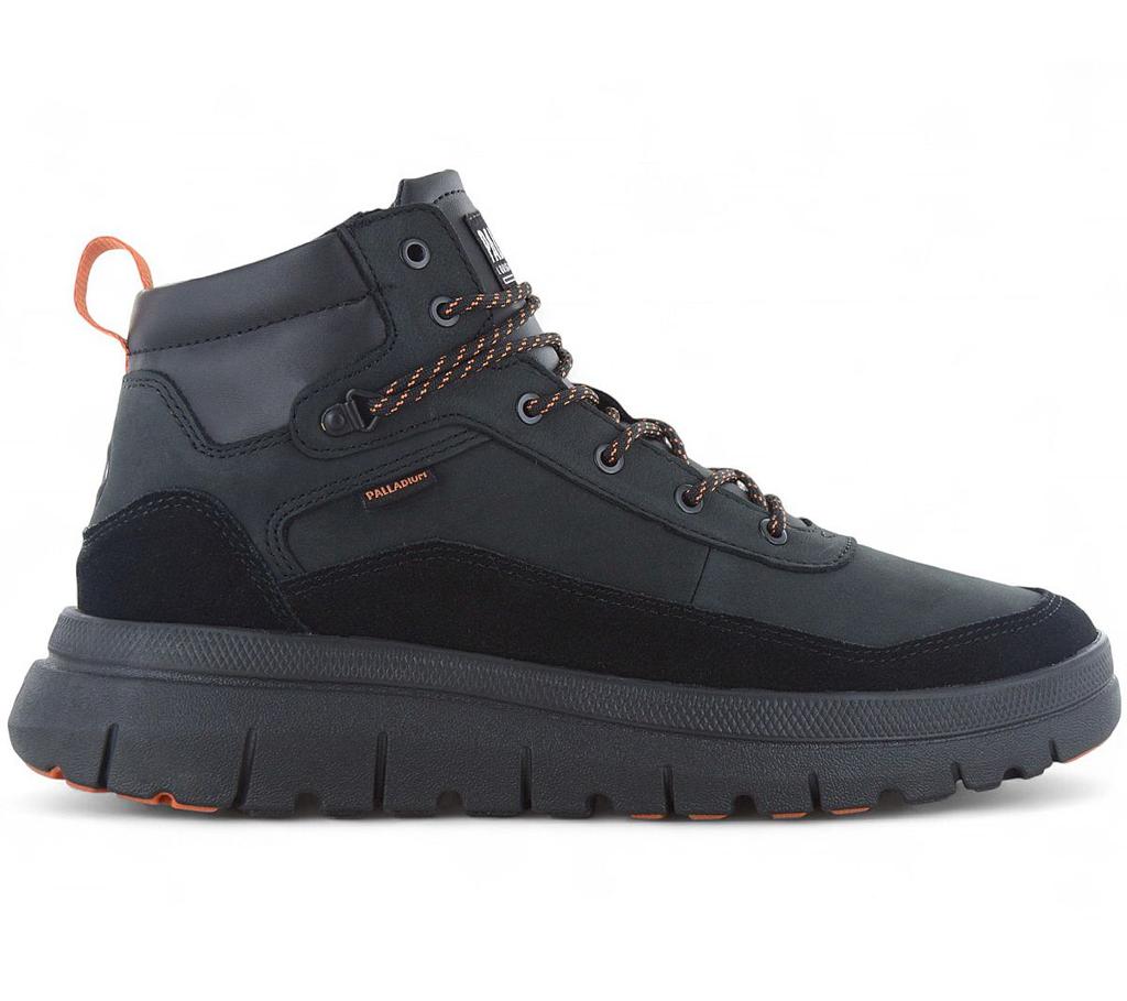 PALLADIUM Pallaflex Cuff M - Herren Sneaker-Boot Stiefel Schuhe Leder Schwarz 09509-008-M ORIGINAL