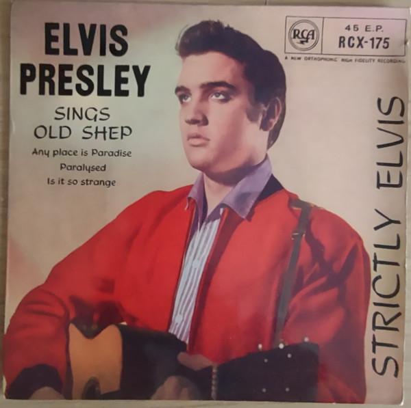 

7-дюймовая пластинка ELVIS PRESLEY - Strictly Elvis RCX175 RCA 1960 UK Рок Б/У