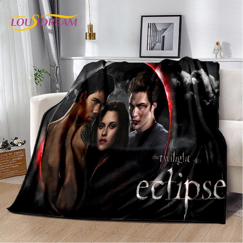 Twilight Saga HD potištěná měkká plyšová přikrývka, flanelová přikrývka do obývacího pokoje Ložnice Pohovka Piknikový potah pro děti