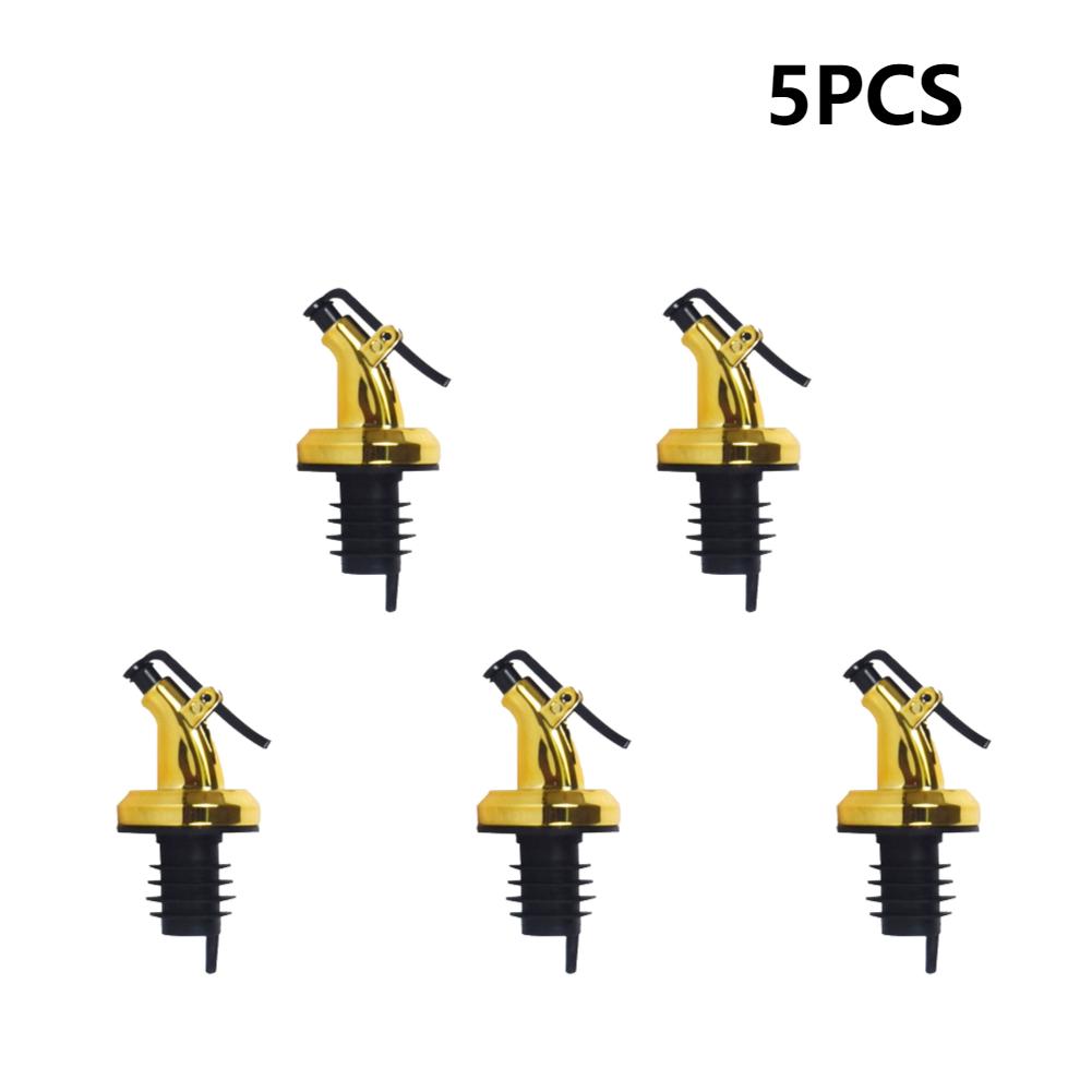 Oil and Vinegar Dispenser Pour Spouts Leak-proof Seasoning Bottle Stopper Ergonomic Multifunctional Suitable for Most Bottles