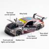 Model auta Bentley Continental GT3 v měřítku 1/32, stahovací autíčko se zvukem a světlem pro děti Batole Kluci Dívčí Dárková kolekce