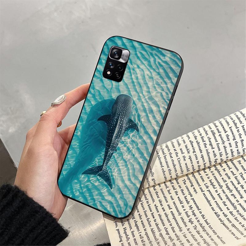 Phone Case For Xiaomi Poco C71 15T 14T Pro Redmi note 15 14 14 13 Pro Redmi A5 15C 13C Whale Shark