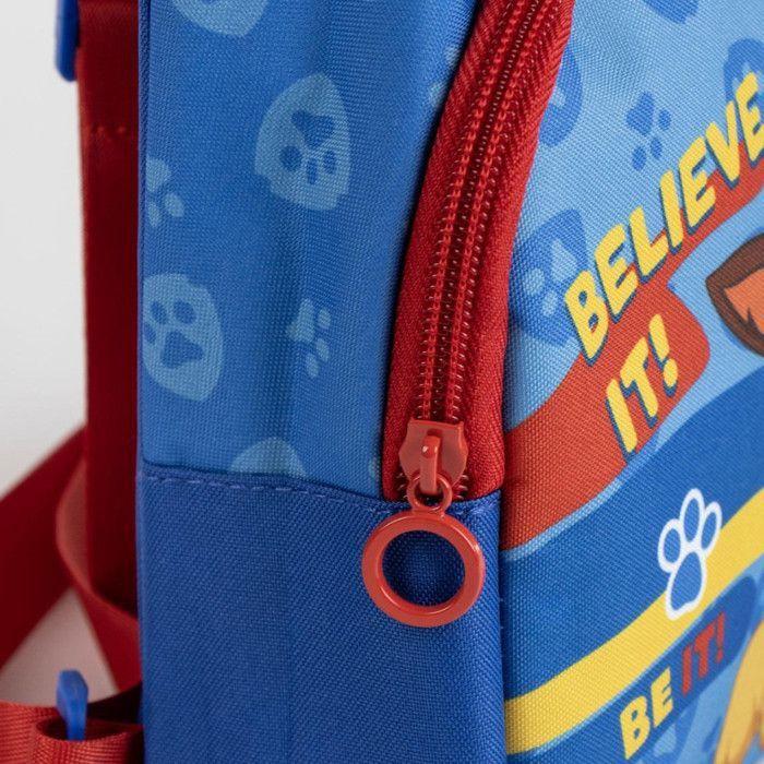Kinderrucksack - Paw Patrol - Umhänge-Modell - 23x13x7 cm - 100% Polyester - Blau