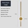 Creative Minimalist LED Wall Light for Hallway, Bedroom, Living Room, Study, and Staircase