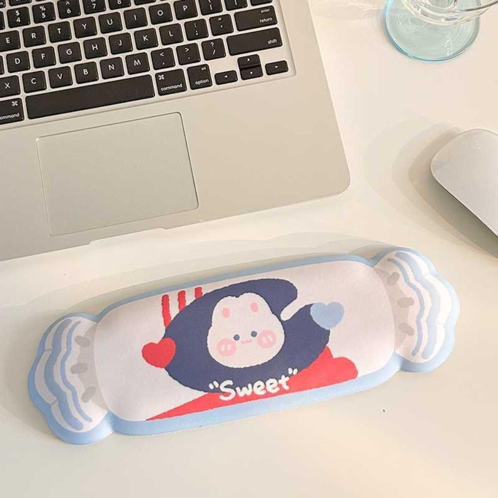 Non-Slip Wrist Rest Rubber Wrist Support New Mice Mat for Men Women Keyboard Pad