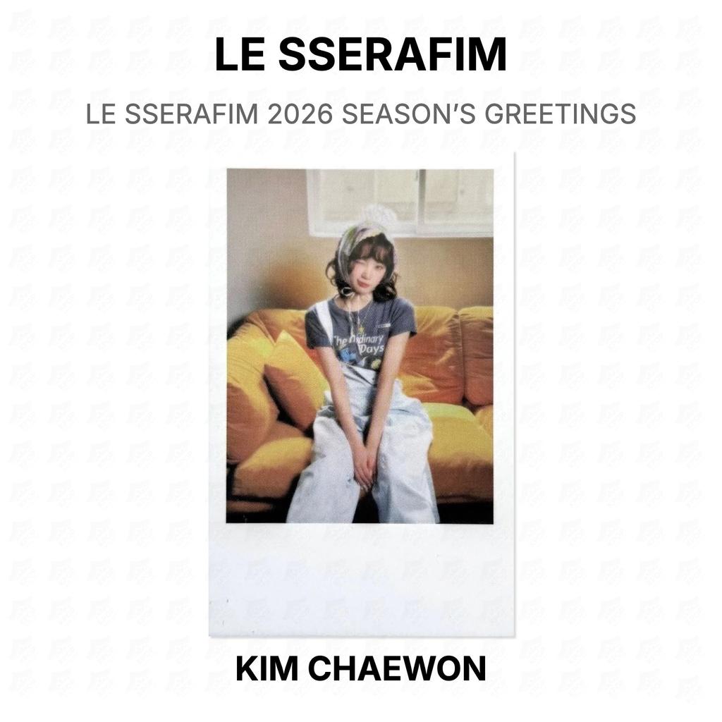 LE SSERAFIM 2026 SEASON’S GREETINGS Official Photocard