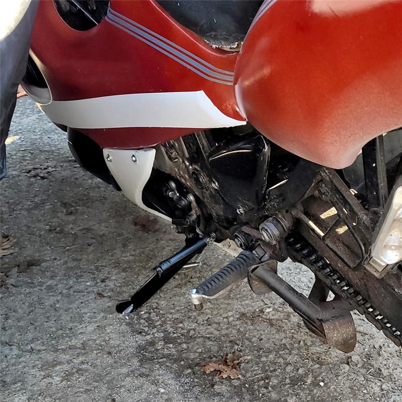 A28G-Adjustable Kickstand For Suzuki Hayab For GSXR1300 1999-2012 Motorcycle Side Stand Support Accessories For GSXR1000 2007