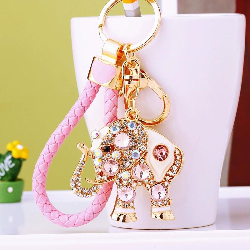 Luxus Kristall Elefant Damen Anhänger Thailand Reise Souvenir Geschenktasche Anhänger