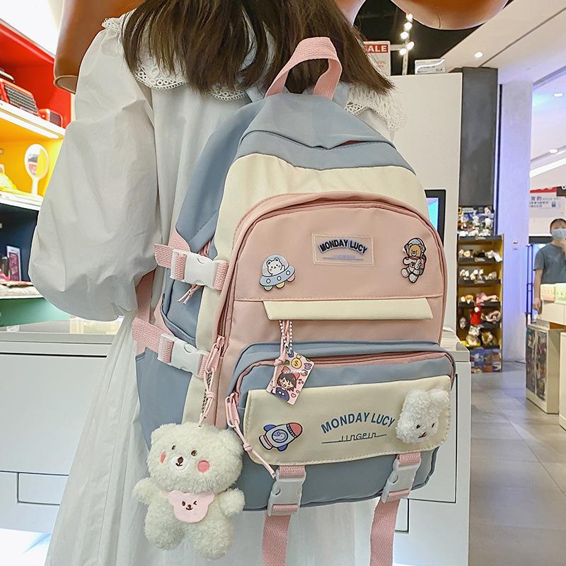 Grundschüler  Frisch und Frisch Mittelschüler  Rucksäcke in Kontrastfarben für Mittelschüler