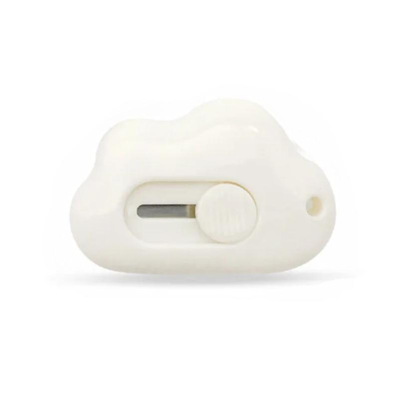 Mini Pocket Cloud Art Utility Knife Box Knife Paper Cutter Craft Wrapping Refillable Blade Stationery