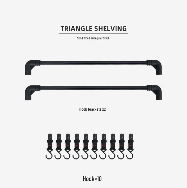 Faltbares Campingregal: Kleidertrocknungs- und Aufbewahrungsständer für den Außenbereich und das Auto.