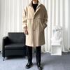 ROMON Men's Business Mid-Length Trench Coat
