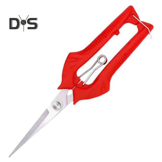 Pruning Scissors High Hardness Sharp Blade Stainless Steel Fruit Trees Branch Pruning Shears Home Supplies