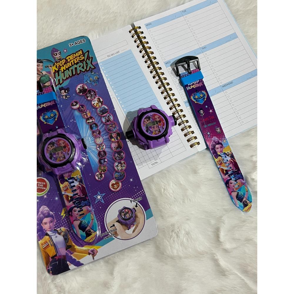 K-POP Demon Hunters projection watch 24 images children's electronic luminous plaything decoration celebration present
