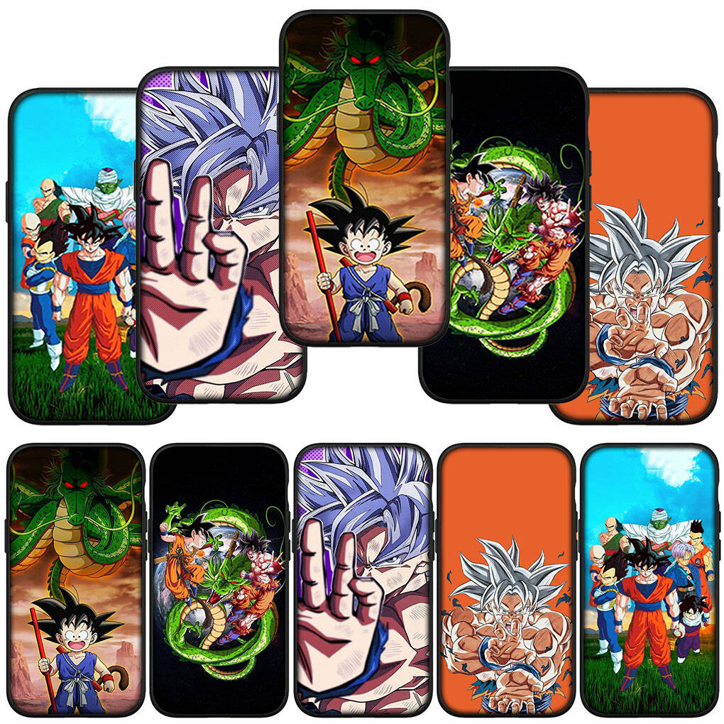 Phone Case for iPhone 17 15 16 Plus XR Redmi Note 14 12 11 13 Pro Max Huawei P30 P20 Lite OPPO A60 A40 A80 A18 Anime Dragon Ball Goku DragonBall Cover