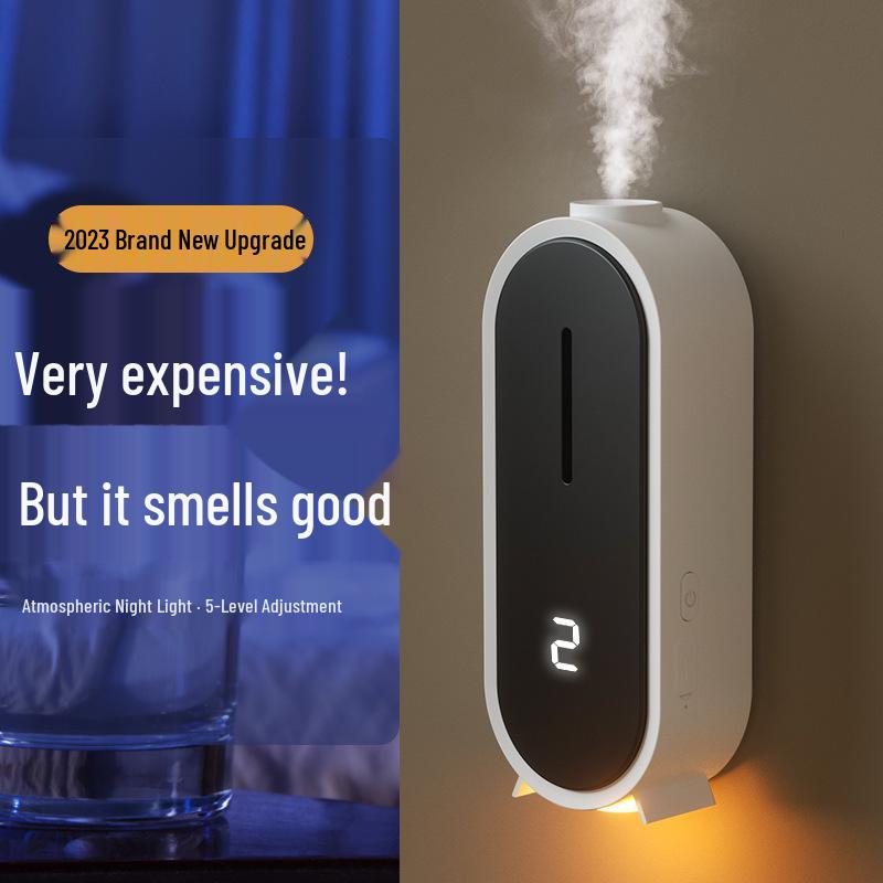 USB Wall-Mounted Automatic Aroma Diffuser with Ambient Light and Timer for Home, Hotel, and Commercial Use