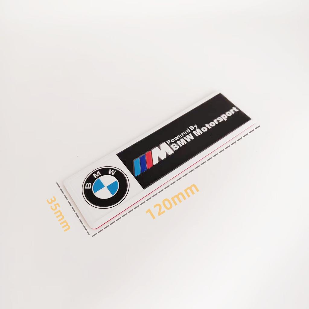 QSC24 Luxury Metal Sport Car Fender Tail Emblem Badge Sticker for BMW M Series Compatible with E46 E39 E90 E60 E36 E30 E34 F30 F10 F20