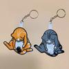 Creative Pull-Apart Cat Keychain - Cute Rotating Toy for Backpack and Bag Decoration