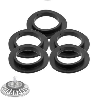 Lot De 5 Joints En Caoutchouc Pour Bonde Clic-clac Lavabo/baignoire Ø Ext 53 Mm Ø Int 32 Mm - Noir