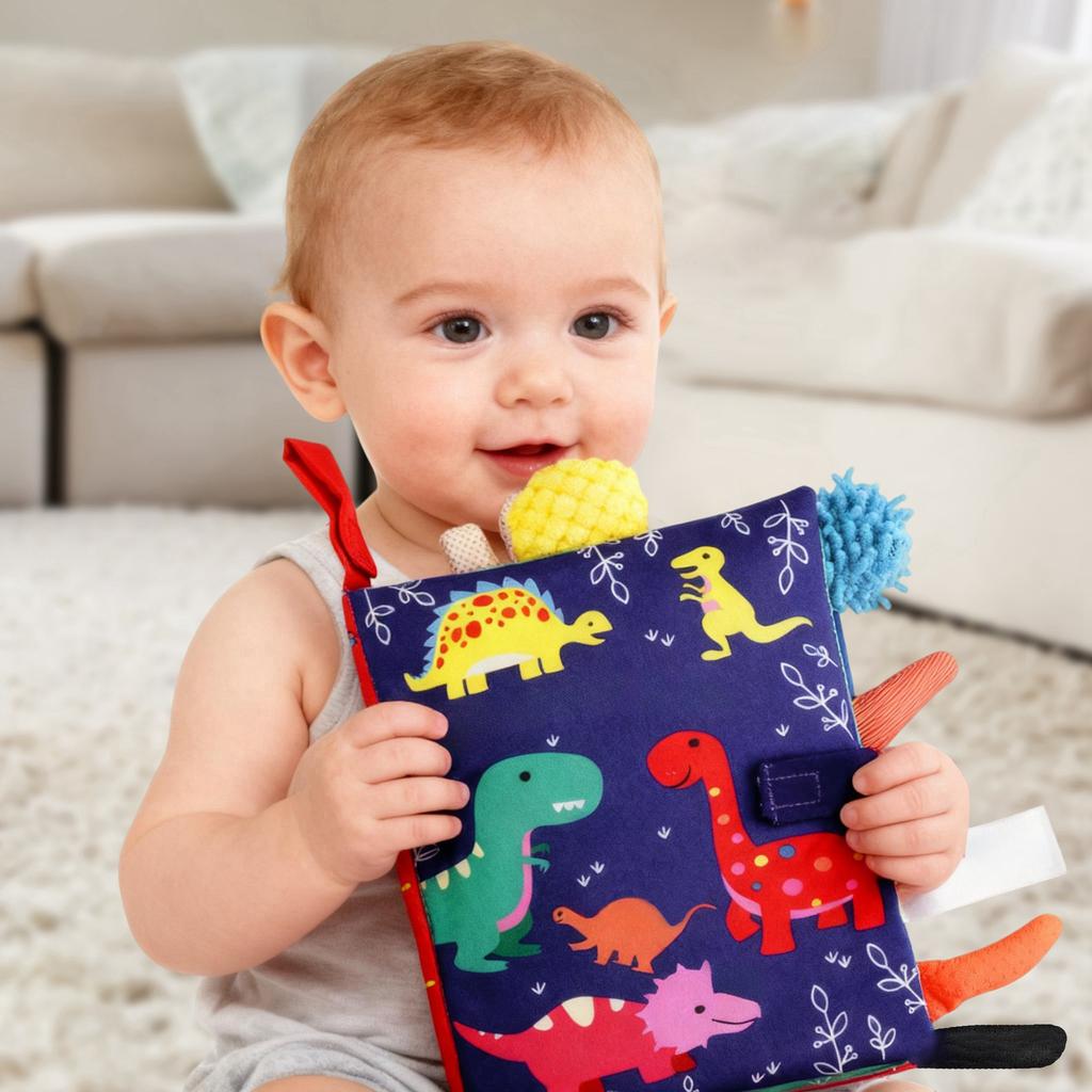 Baby Enlightenment Cloth Book, Baby Sensory Training Book, Children's Grip Toys