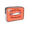 Sardines en Conserve Sac de Voyage Cosmétique pour Femmes Mignon Sac de Toilette Créatif Portable Mode Fermeture Éclair Multifonction Pour Vacances du Weekend