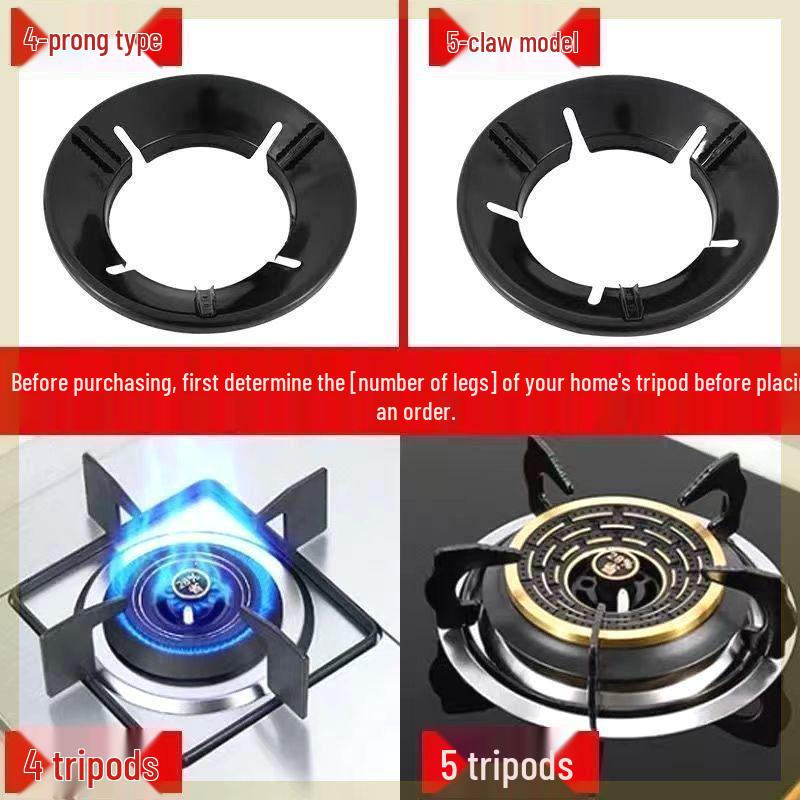 Universal Windproof Gas Stove Guard: Non-slip Flame Concentrator & Energy Saving Ring