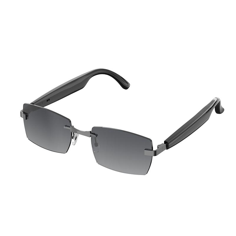 Occhiali Intelligenti Ricaricabili con Traduttore AI Sportivi Touch Chiamata Riunione Unisex Riproduzione Musicale 3D Traduzione in Tempo Reale Occhiali da Sole Bluetooth Wireless