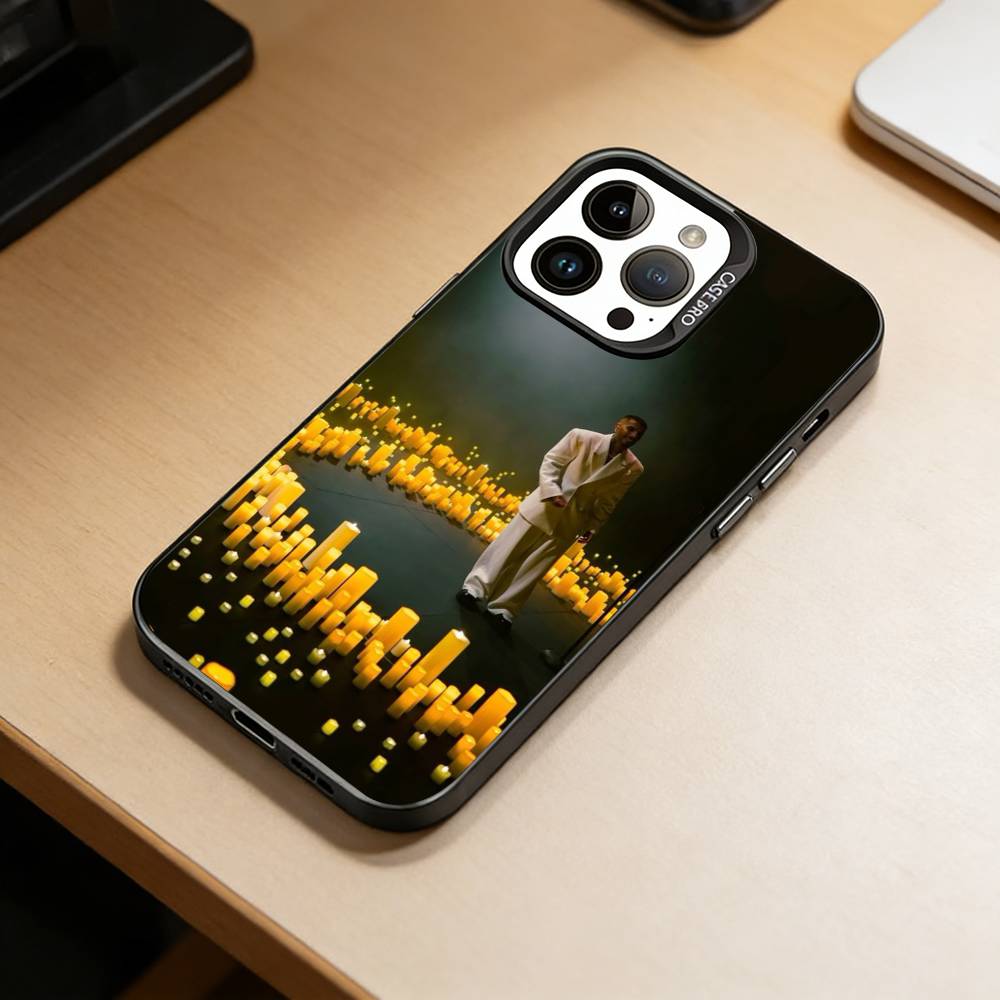 reggaeton-R- Rauw Alejandro Phone Case For iPhone 17,16,15,14,13,12,11 Plus,Pro Max,XS,Colorful Silver Black Cover