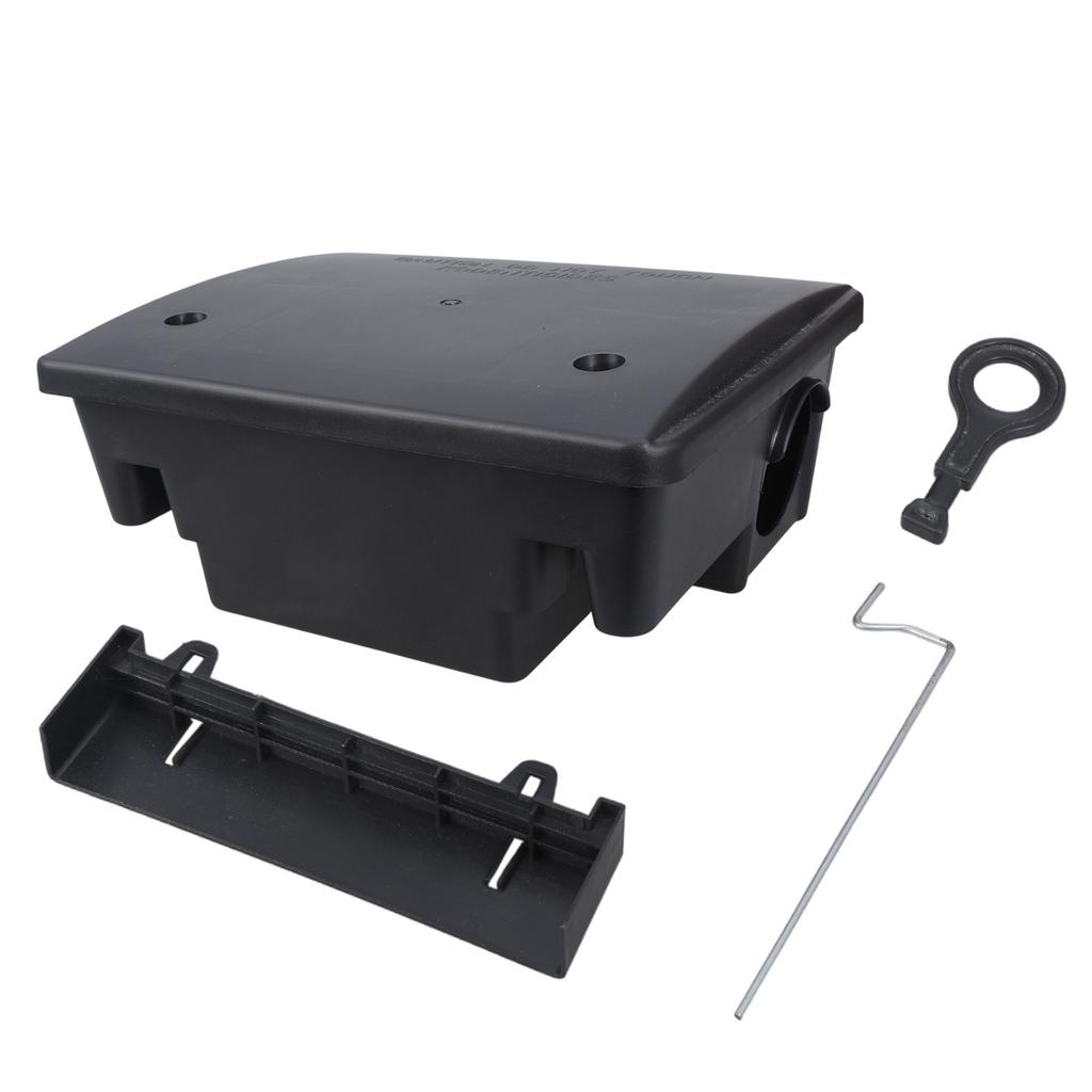 Durable Weather Resistant Rat Bait Stations Child and Pet Safe Design for Effective Rodent Deterrence