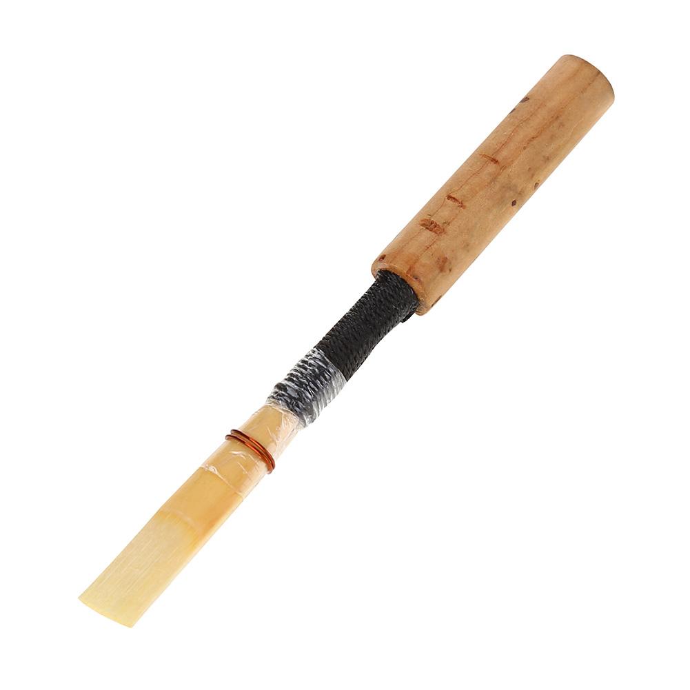 Good Quality Oboe Reed Wind Instrument Replacement Parts with Transparent Tube Sleeve(1Pc)