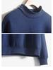 Nine-Color Korean Style Women's Winter Stand Collar Thick Pullover Sweatshirt
