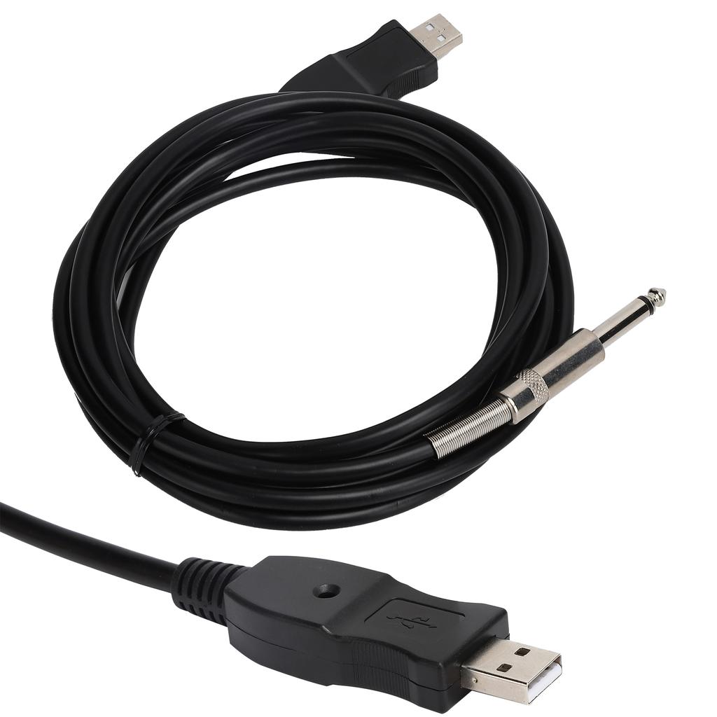 3m USB To 6.5XLR Audio Cable with Recording for Gaming Equipment for PS2 PS3 WII XBOX Host