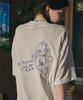 CPGN STUDIO Abc Cat Embroidered Short Sleeve T-Shirt White