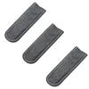 CAMPING MOON Sierra Cup Leather Steering Wheel Covers, Genuine Chrome-Tanned Cowhide Leather, 3-Piece Set, BKS-PT-3P