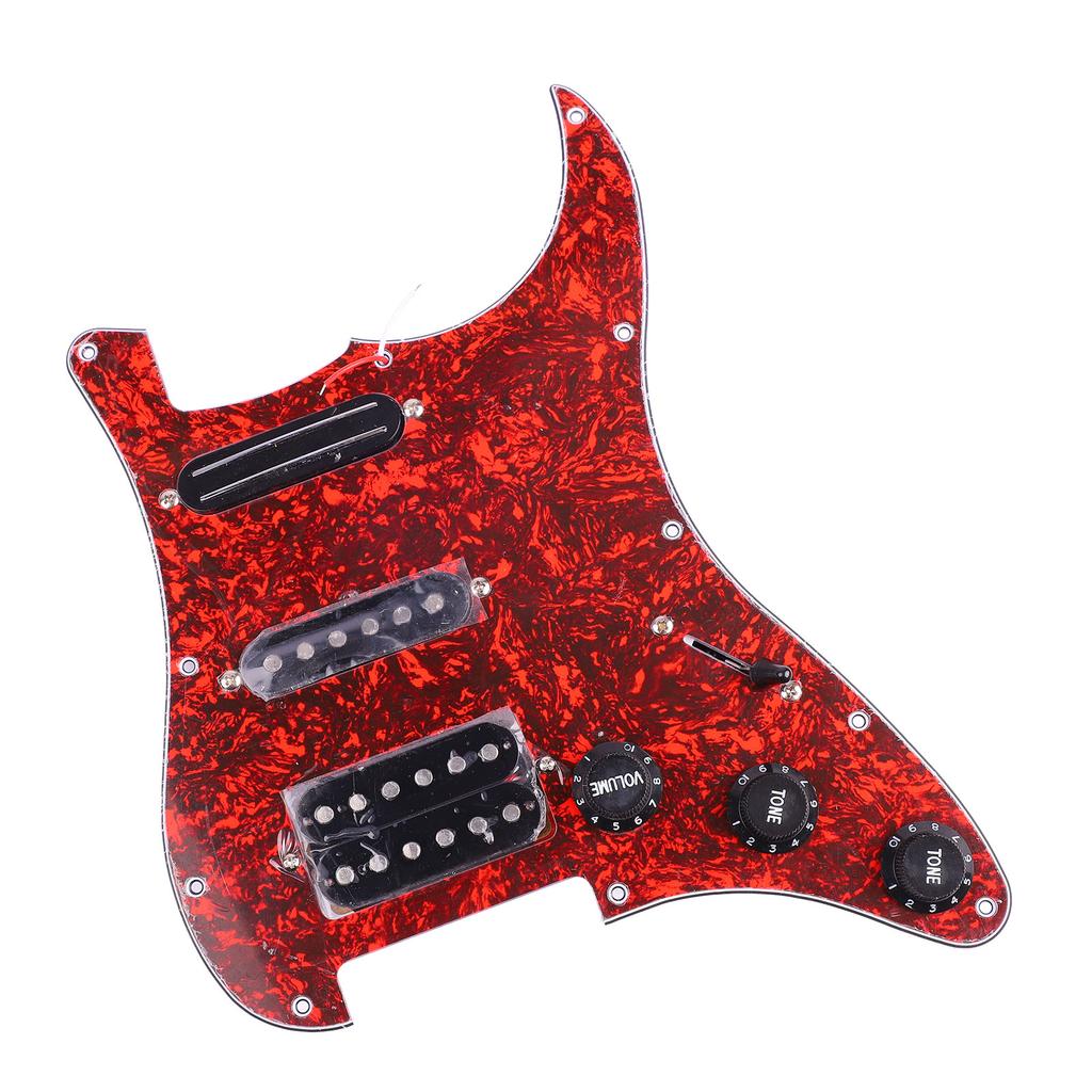 E-Gitarren Schlagbrett Vorverdrahtet Single Double Coil Tonabnehmer 1 Lautstärke 2 Tonregler Bestückte Tonabnehmerplatte