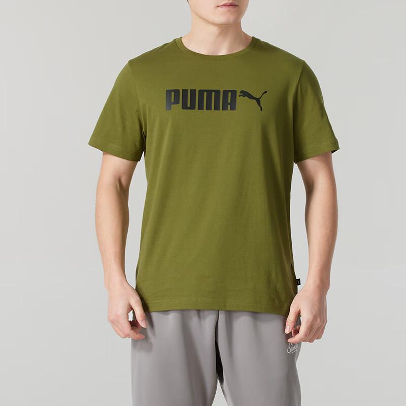 PUMA Men s Casual Training Short Sleeve T-Shirt M