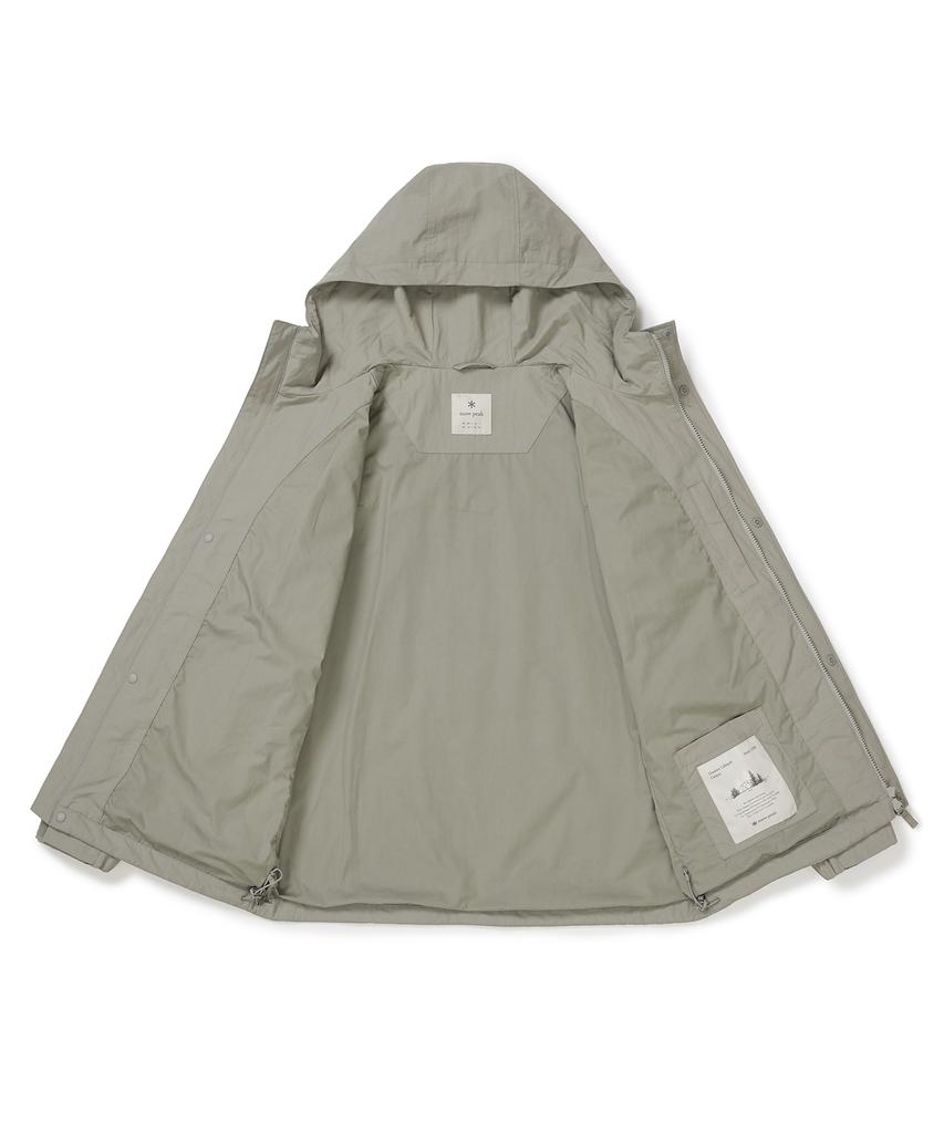 Snowpeak Apparel Cample Utility Windbreaker (S25Smcwb10) Fog Gray