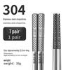 SeLiYa 304 Stainless Steel Brocade Style Chopsticks