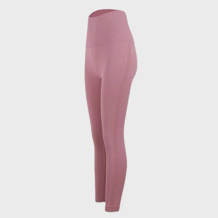 Women's High Waist Seamless Yoga Pants - Peach Lifting, Summer Thin, Elastic Sports Tights for Running and Fitness