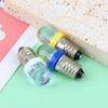 5PCS E10 LED Screw Base Indicator Bulb Cold White 12V DC Light Bulb  Low Power Consumption
