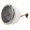 85mm GPS Speedometer 0‑200MPH 0‑300KM H IP67 Waterproof Digital Colorful Backlight Odometer for RV BoatBlack