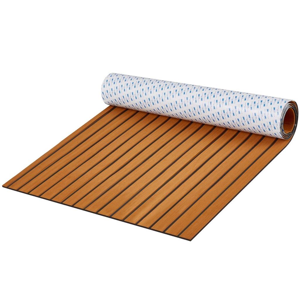 Boat Flooring, EVA Foam Boat Decking 94.5" x 35.4", Non-Slip Self-Adhesive Flooring, 23.2 sq.ft Marine Carpet for Boats, Yacht, Pontoon, Kayak Decking